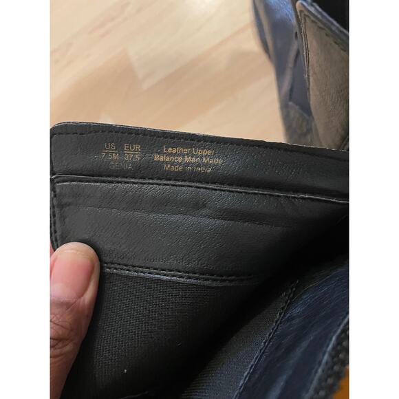 Sam Edleman black leather Goth Grunge Emo boots size 7.5 - Picture 9 of 11